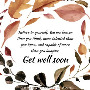 Get well soon card